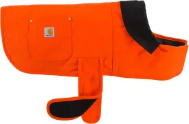 Carhartt Firm Duck Insulated Dog Chore Coat, Durable Weather Resistant Jacket for Cold and Windy Conditions, PFAS Free (Hunter Orange), X-Large