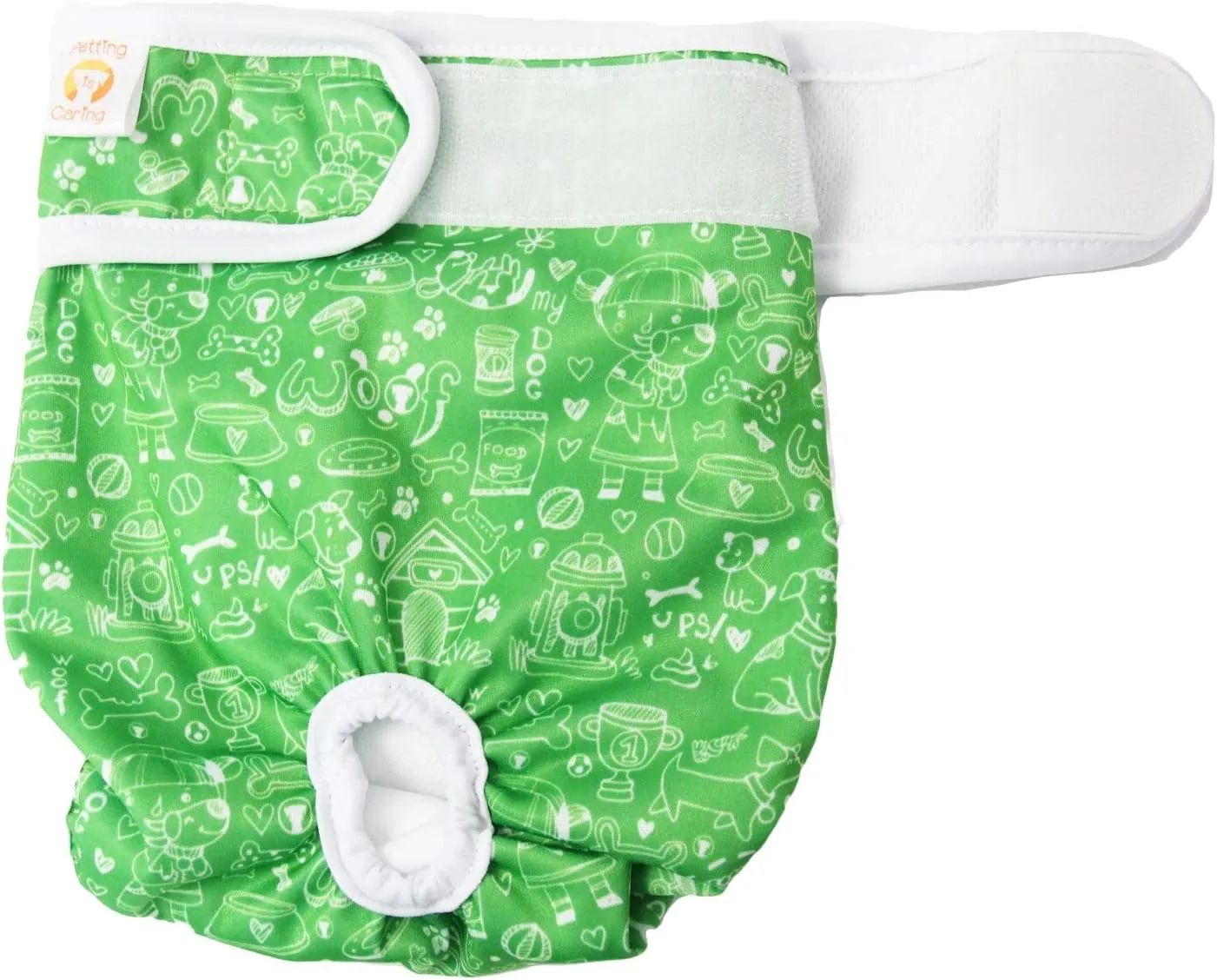 Dog Diapers Washable & Reusable Female and Male Dog Diapers Materials Durable Machine Washable Solution for Pet Incontinence and Long Travels - 3 Pack Set (L, New)