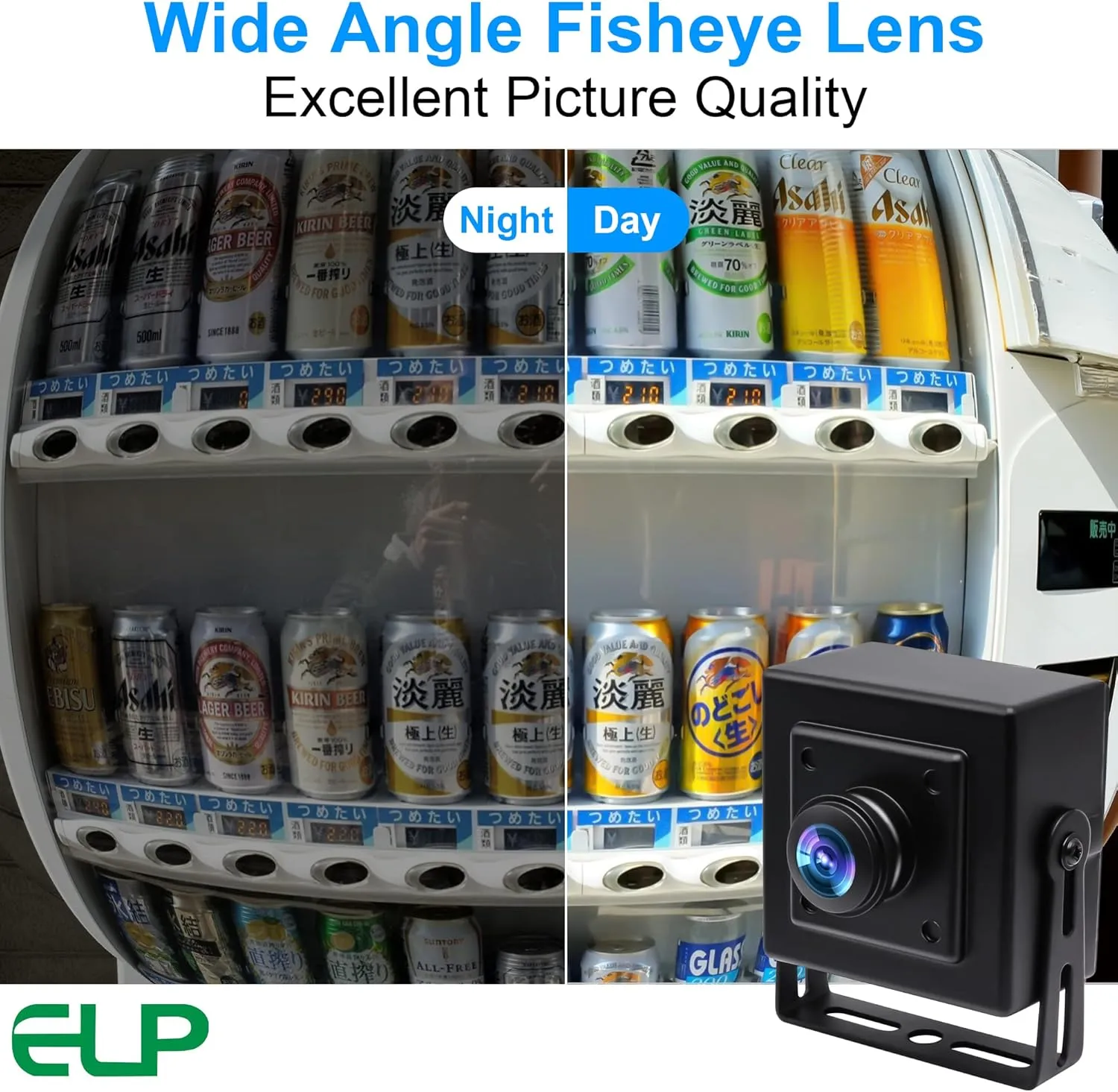 ELP Sony IMX323 Sensor Mini Wide Angle USB Camera with 180degree Fisheye Lens HD 1080P 0.01Lux Low Light PC Camera UVC H.264 USB2.0 Embedded Webcam for Computer, Laptop,Raspberry Pi