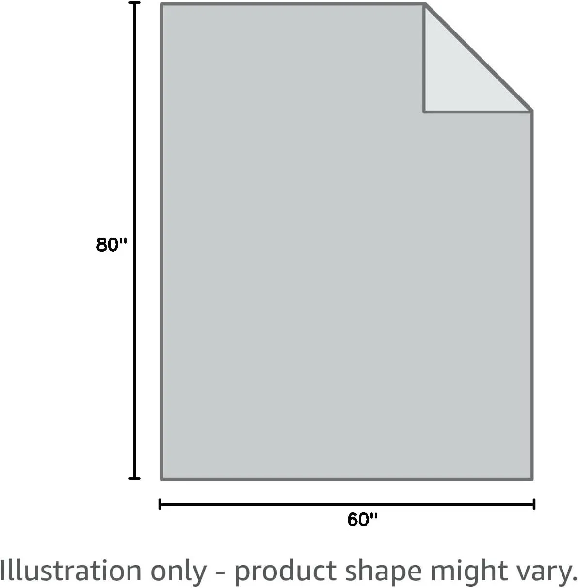 Exclusivo Mezcla Fleece Blanket Twin Size for Bed, Super Soft and Warm, All Season Use, Cozy, Plush, Lightweight, 60x80 Inches Light Grey