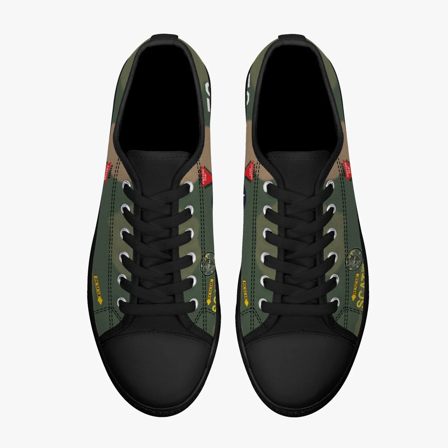 F-4 Phantom "SCAT XXVII" Low Top Canvas Shoes