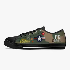F-4 Phantom "SCAT XXVII" Low Top Canvas Shoes