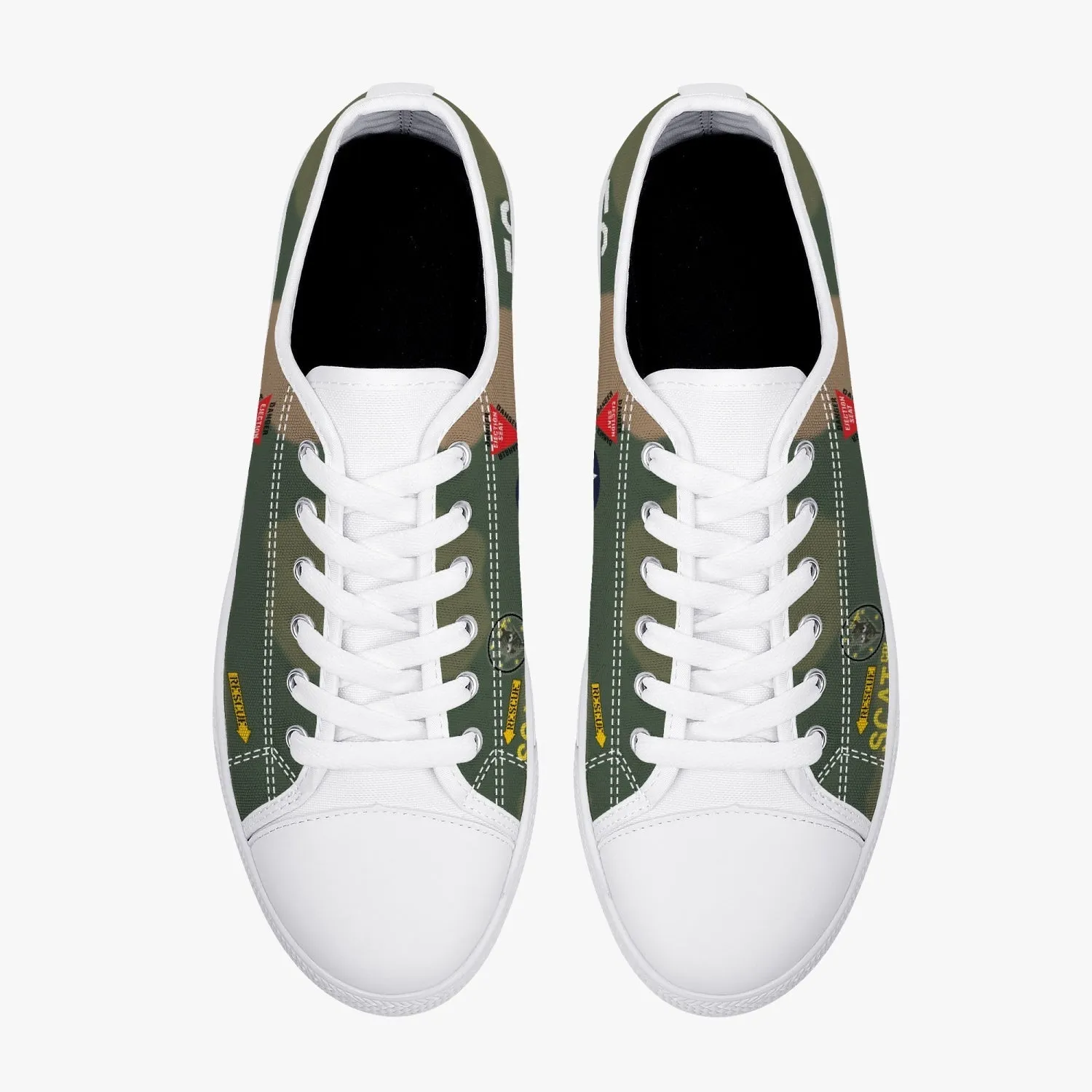 F-4 Phantom "SCAT XXVII" Low Top Canvas Shoes