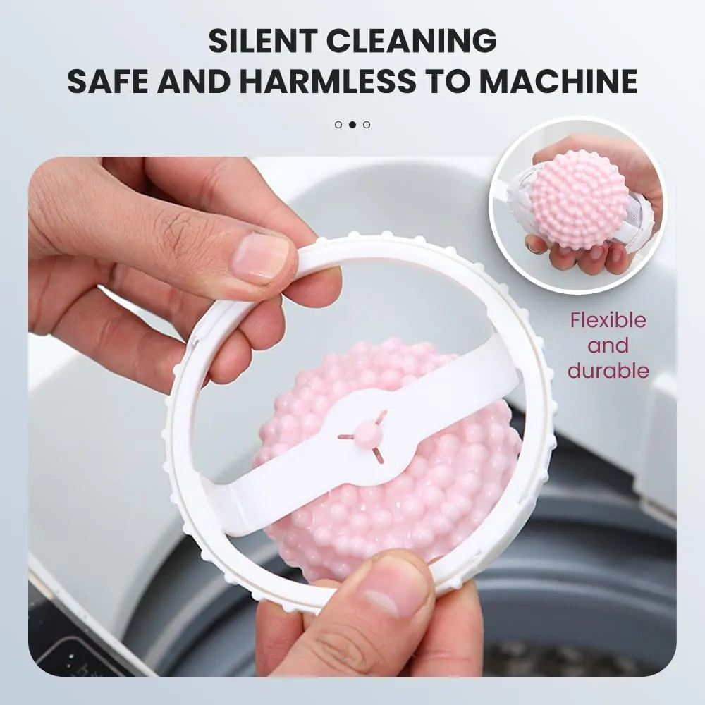 Floating Hair Filtering Mesh Removal, Upgrade 2025 Lint Catcher for Washing Machine Wool Device, Reusable Washing Machine Hair Filter, Cleaning Mesh Bag Dog Cat Hair Remover for Laundry (3*Mix)