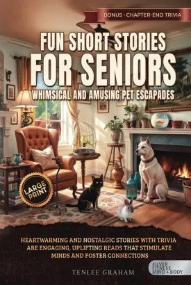 Fun Short Stories for Seniors Whimsical and Amusing Pet Escapades: Heartwarming and Nostalgic Stories with Trivia are Engaging, Uplifting Reads that ... LARGE PRINT (Silver Fitness: For Your Mind)   , 2024 9 30