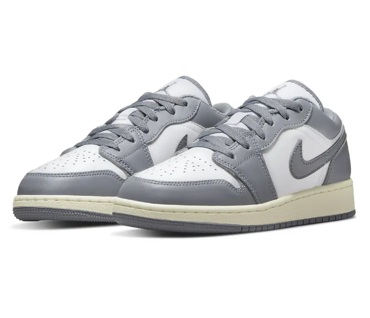 GS Nike Air Jordan 1 Low (Vintage Grey)