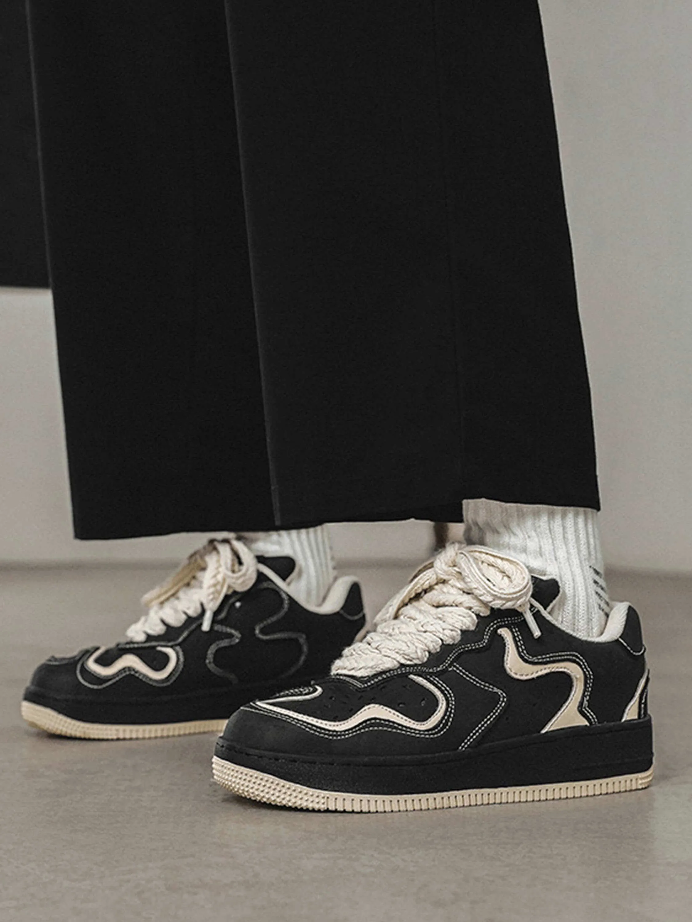 High Street Skateboard Couple Shoes