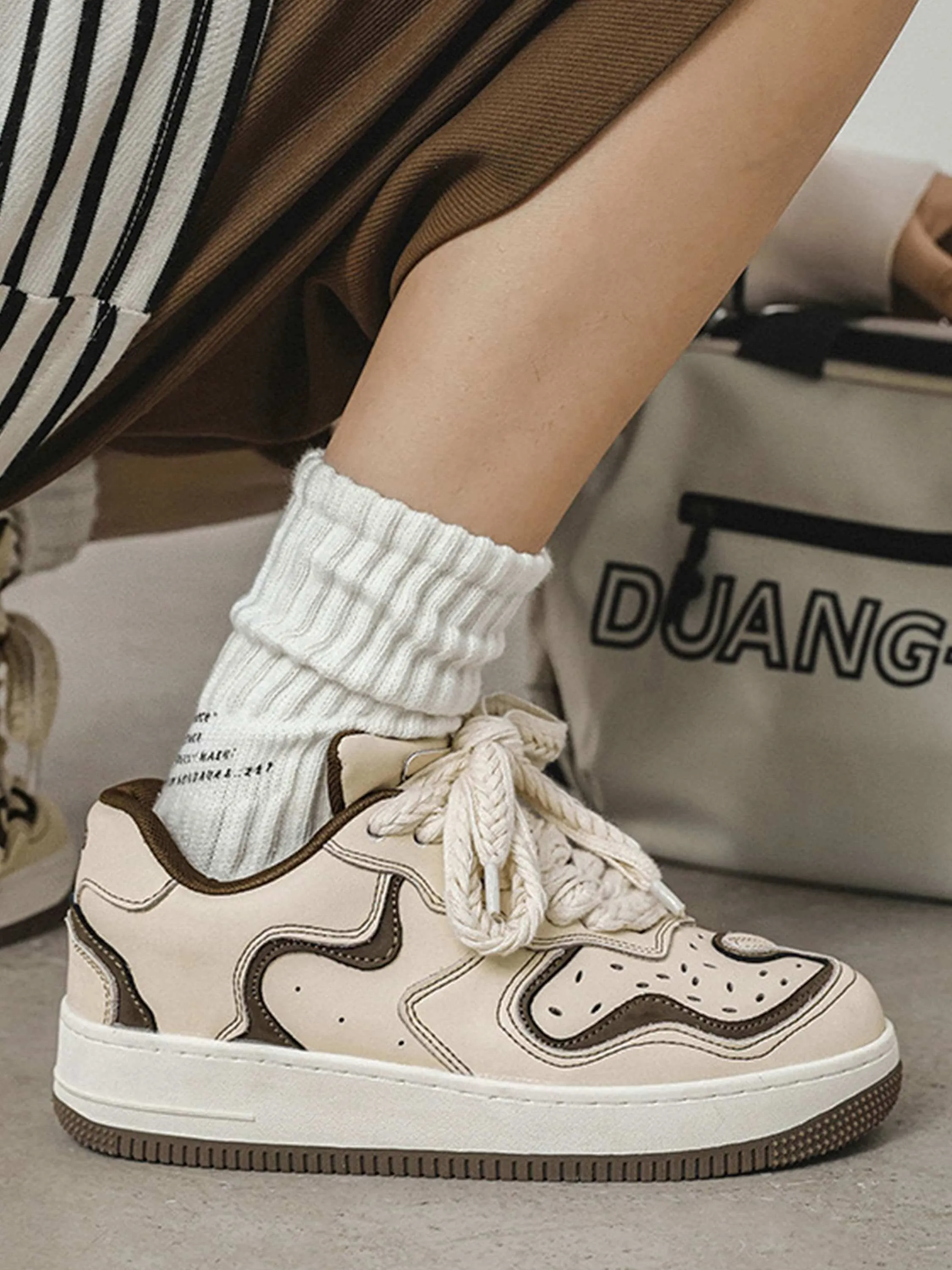 High Street Skateboard Couple Shoes