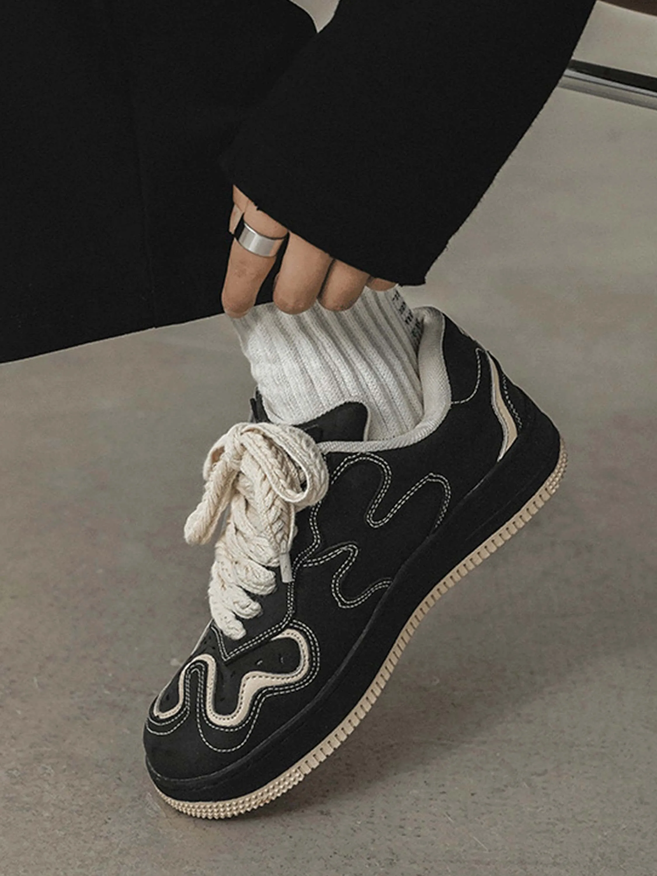 High Street Skateboard Couple Shoes