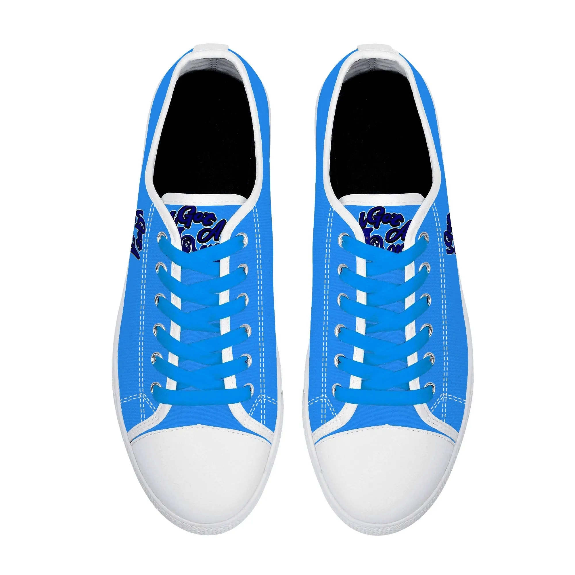 iGot Band Praktice Mens Low Top Canvas Shoes - Customized Tongue