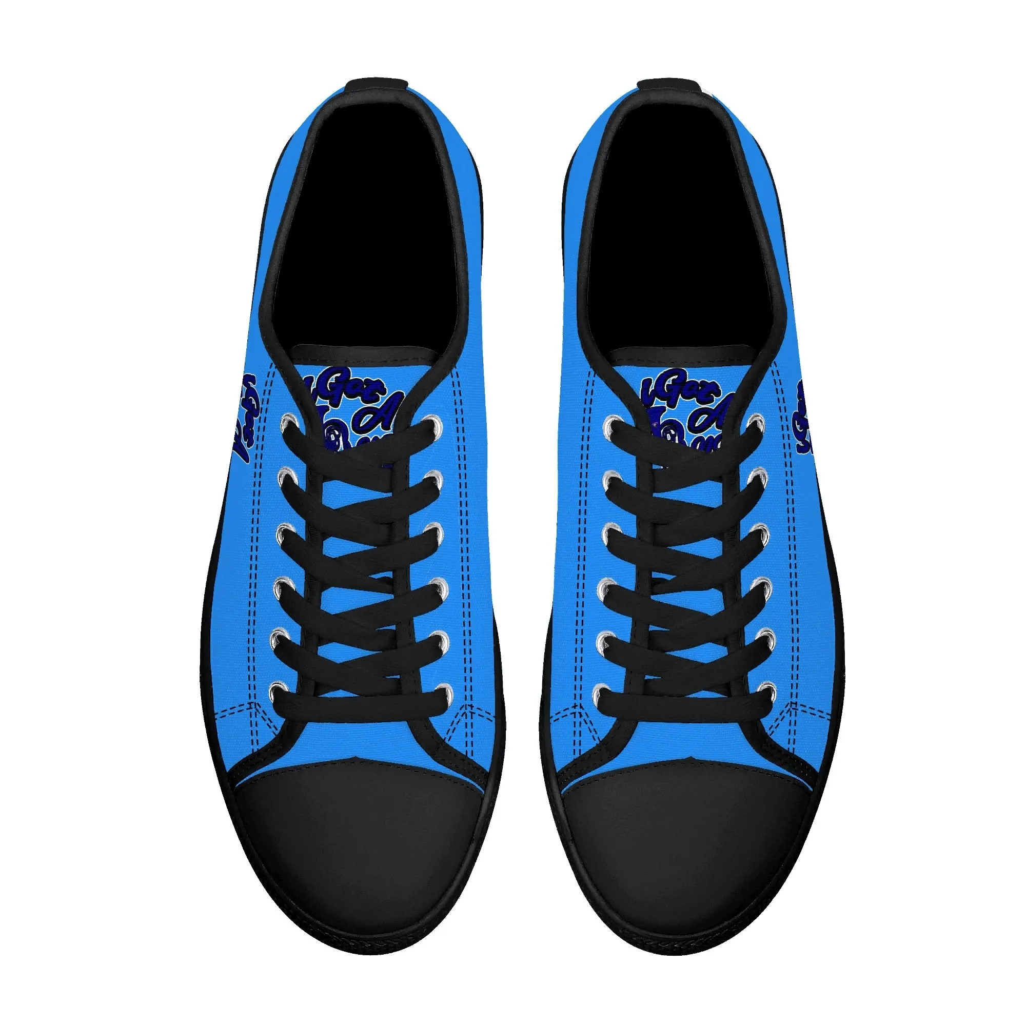 iGot Band Praktice Mens Low Top Canvas Shoes - Customized Tongue