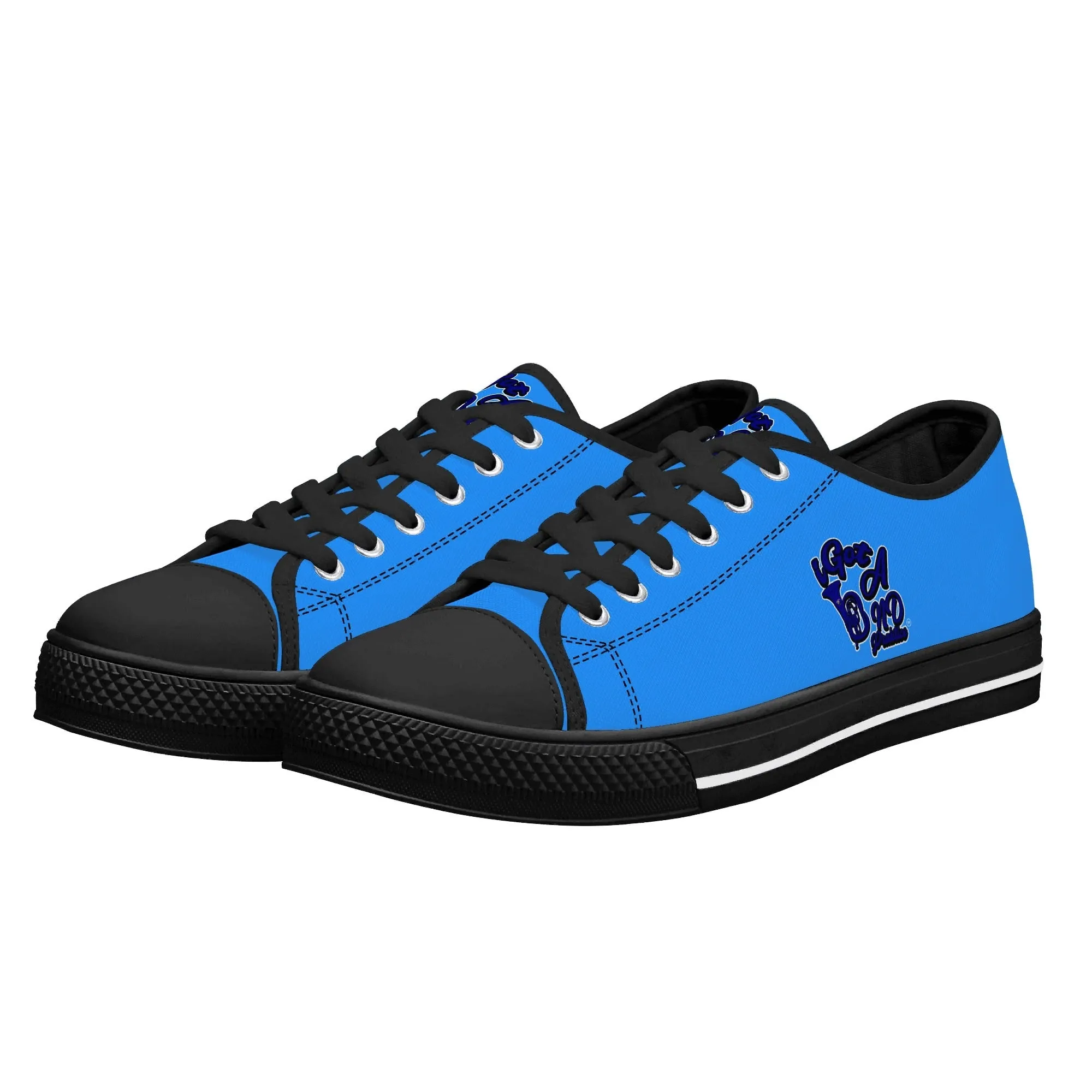 iGot Band Praktice Mens Low Top Canvas Shoes - Customized Tongue