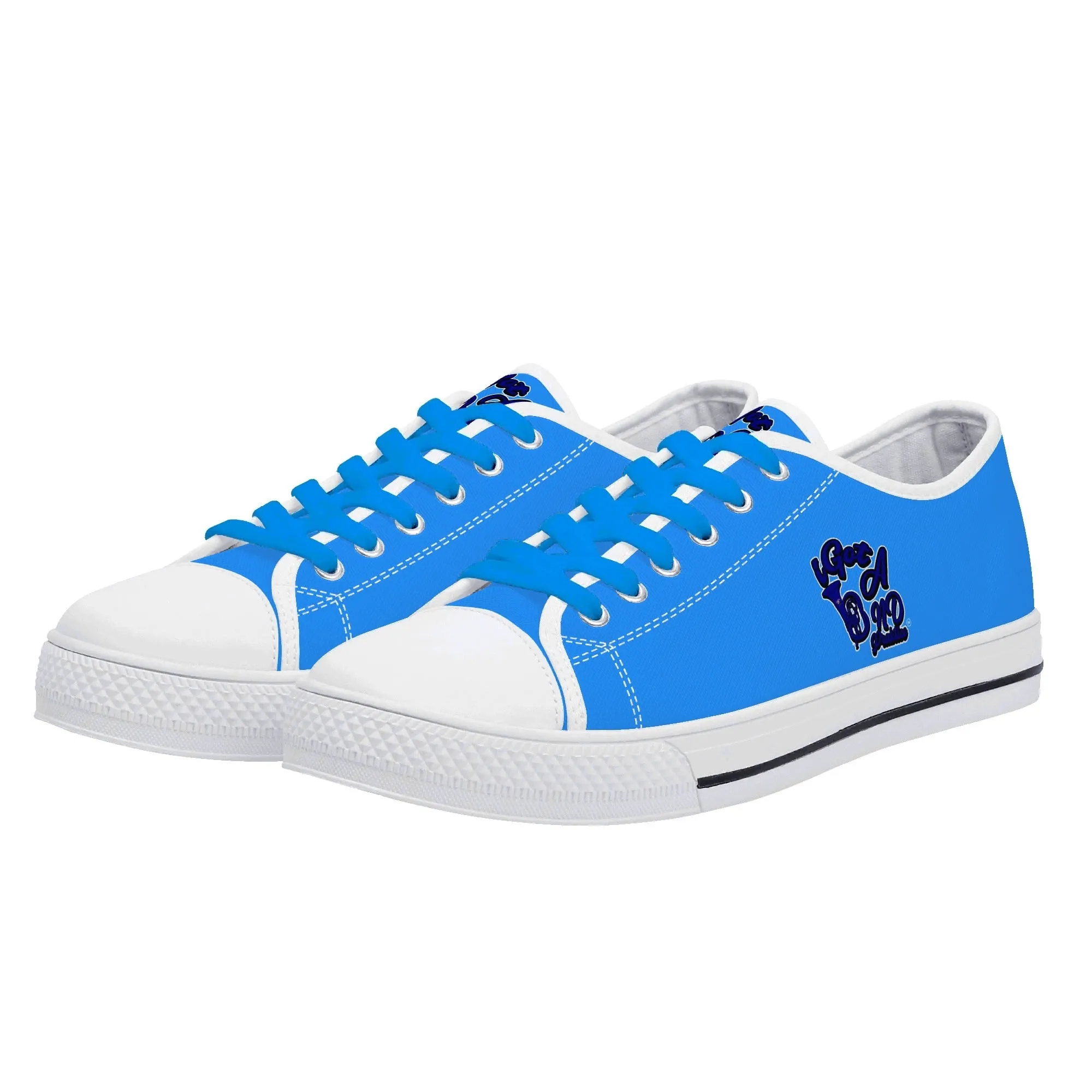 iGot Band Praktice Mens Low Top Canvas Shoes - Customized Tongue