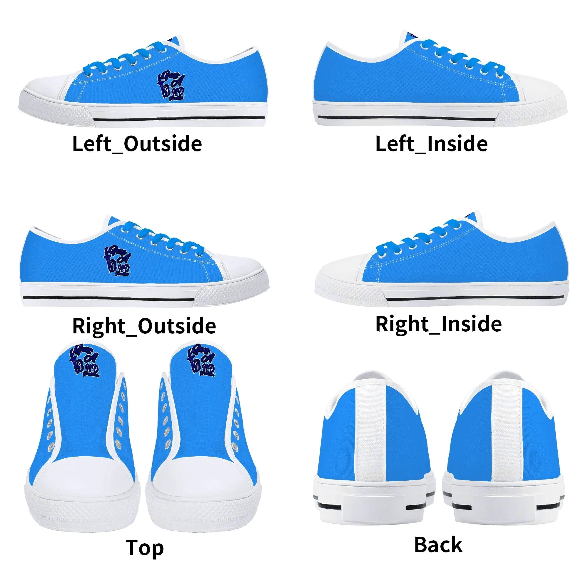 iGot Band Praktice Mens Low Top Canvas Shoes - Customized Tongue