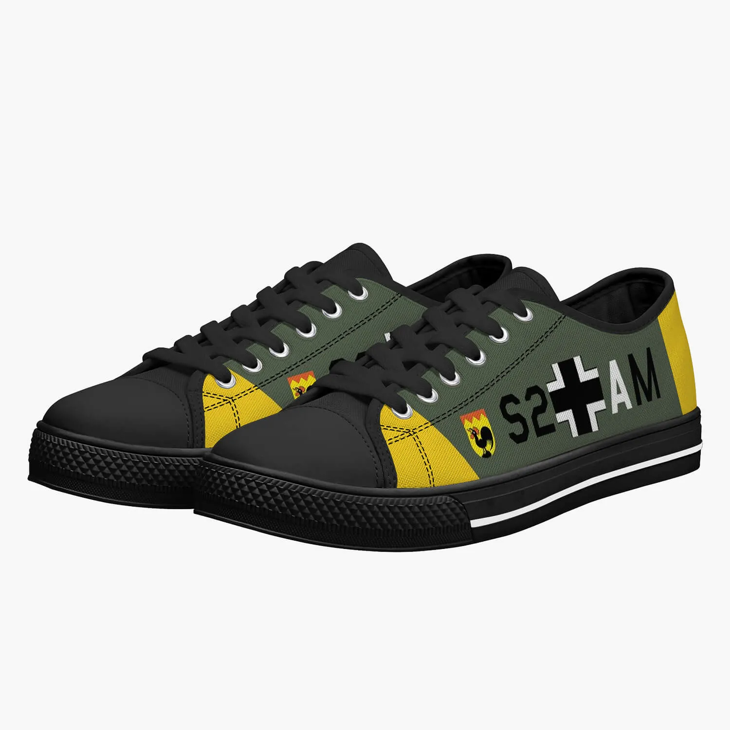 Ju-87 "Stuka" Low Top Canvas Shoes
