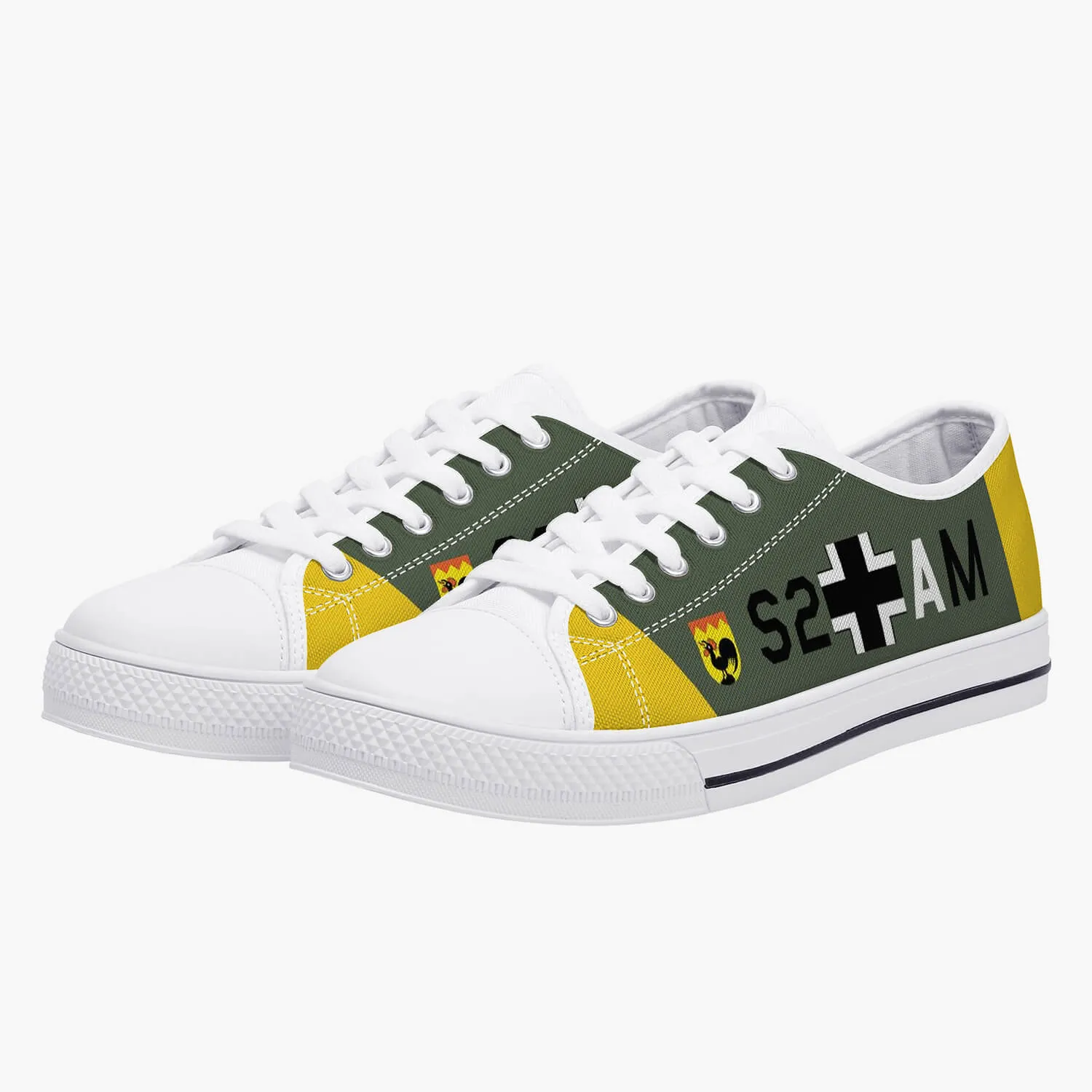 Ju-87 "Stuka" Low Top Canvas Shoes