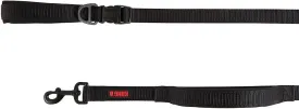 KONG Comfort Ultra Durable Traffic Padded Handle Hands Free Quick Control Leash 6' (Black)