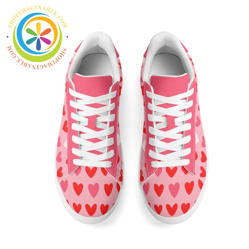 Love My Hearts Skateboard Shoes