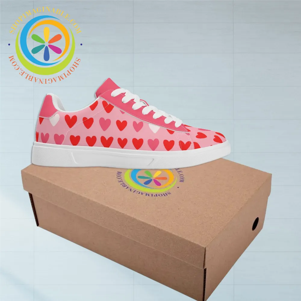 Love My Hearts Skateboard Shoes