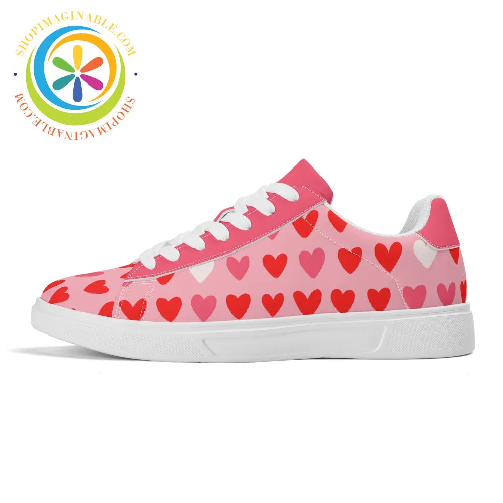 Love My Hearts Skateboard Shoes