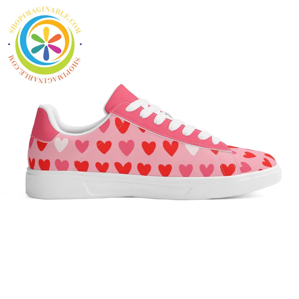 Love My Hearts Skateboard Shoes