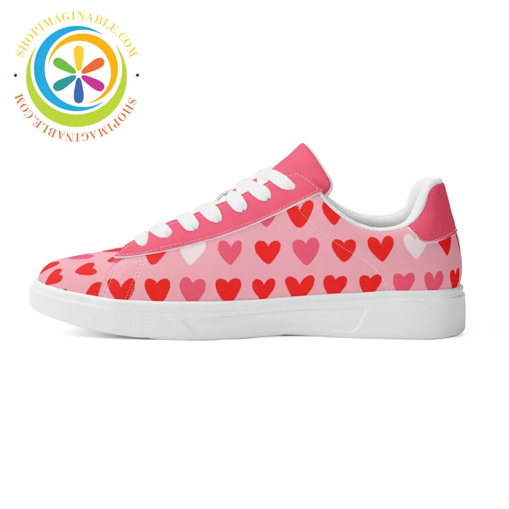 Love My Hearts Skateboard Shoes