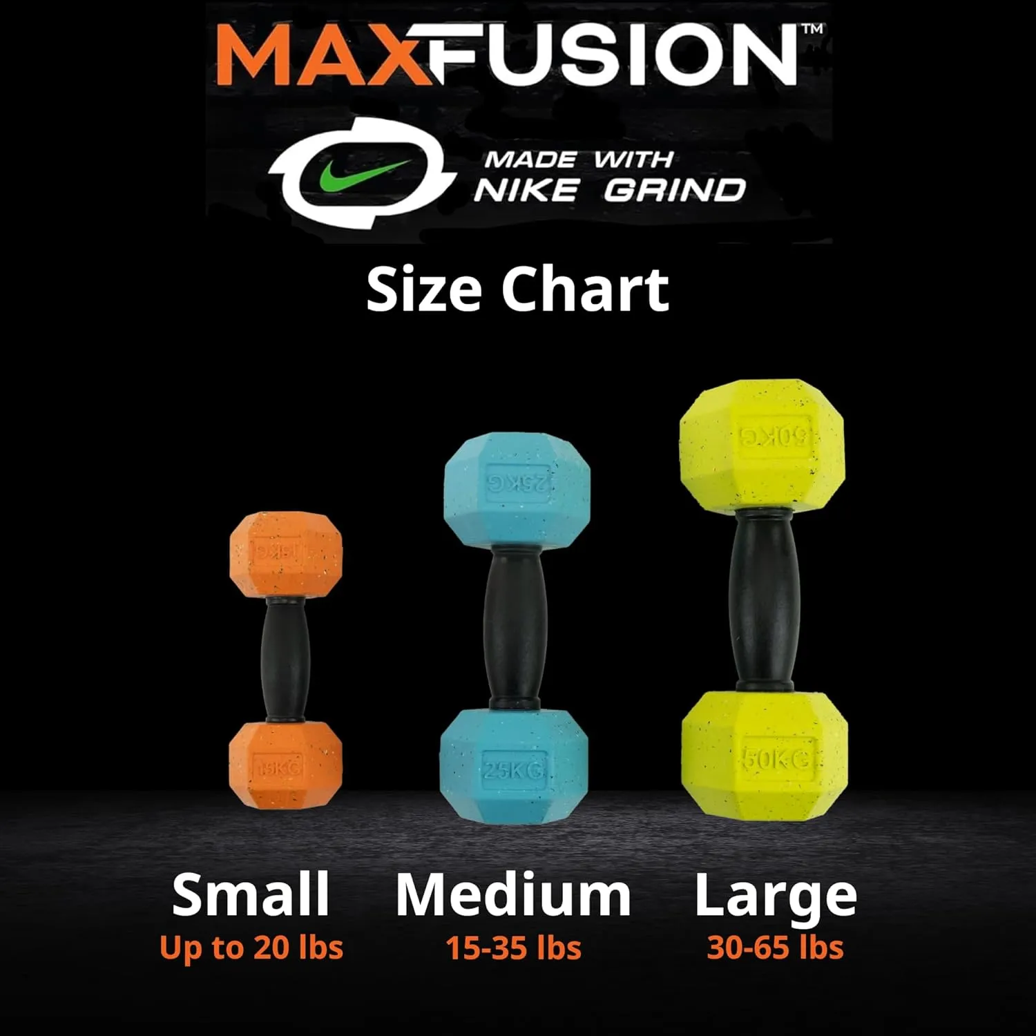 Max Fusion Made with Nike Grind, Arlee Dumbbell Dog Toy, Yellow Dog Toys for Large Dogs, Durable & Natural Rubber Chew Toy for Play, Fetch, Tug & Chewing, Extra Large, 1 Count