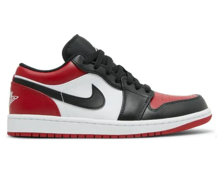 Men's Nike Air Jordan 1 Low (Bred Toe)