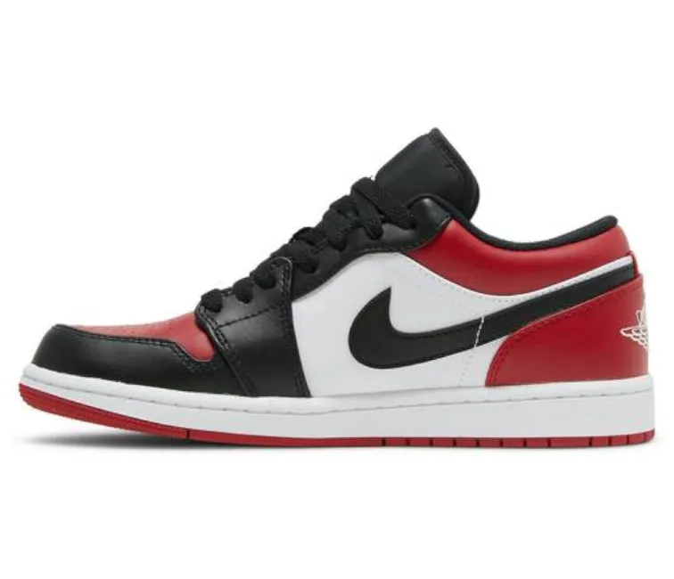 Men's Nike Air Jordan 1 Low (Bred Toe)