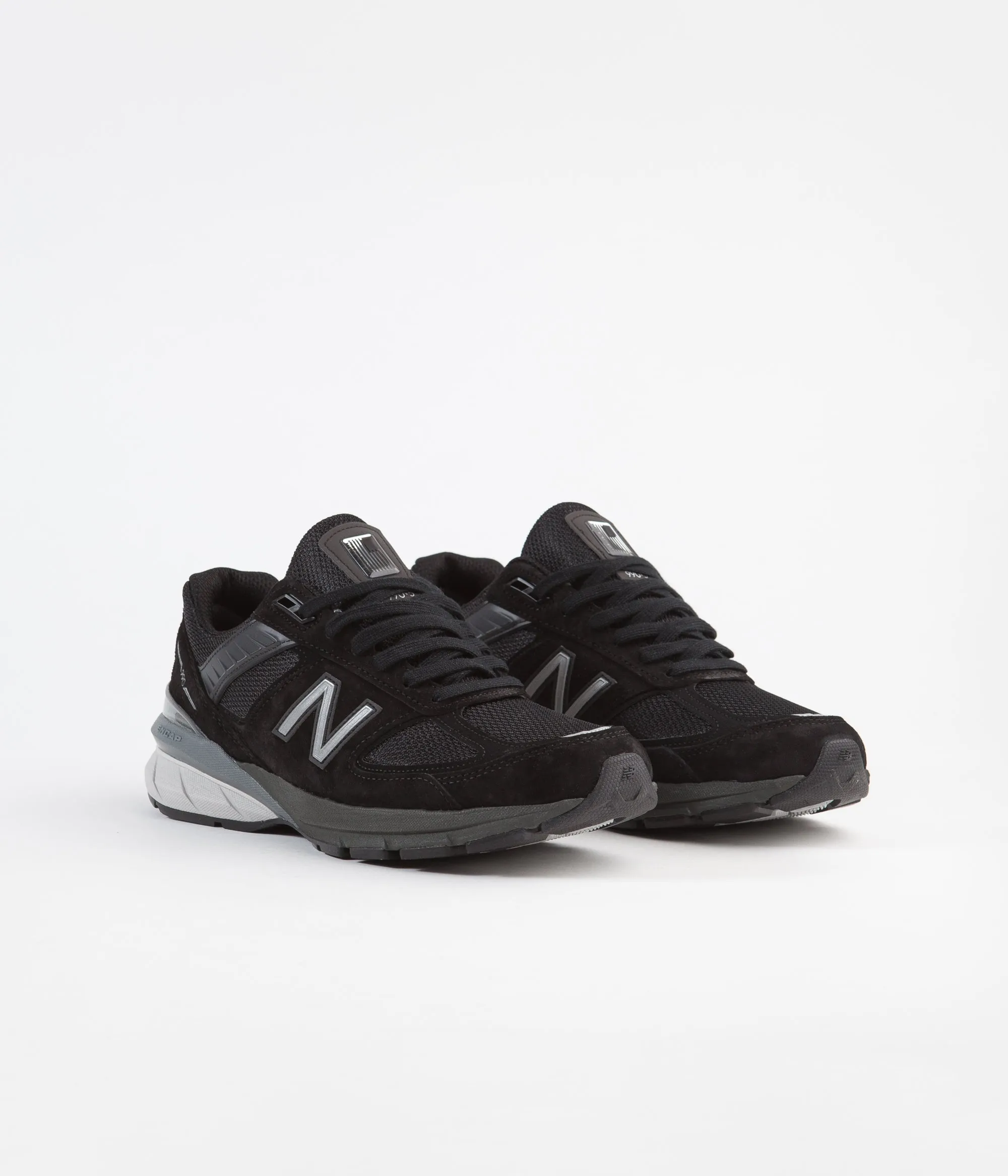 New Balance 990 v5 Made In US Shoes - Black / Silver