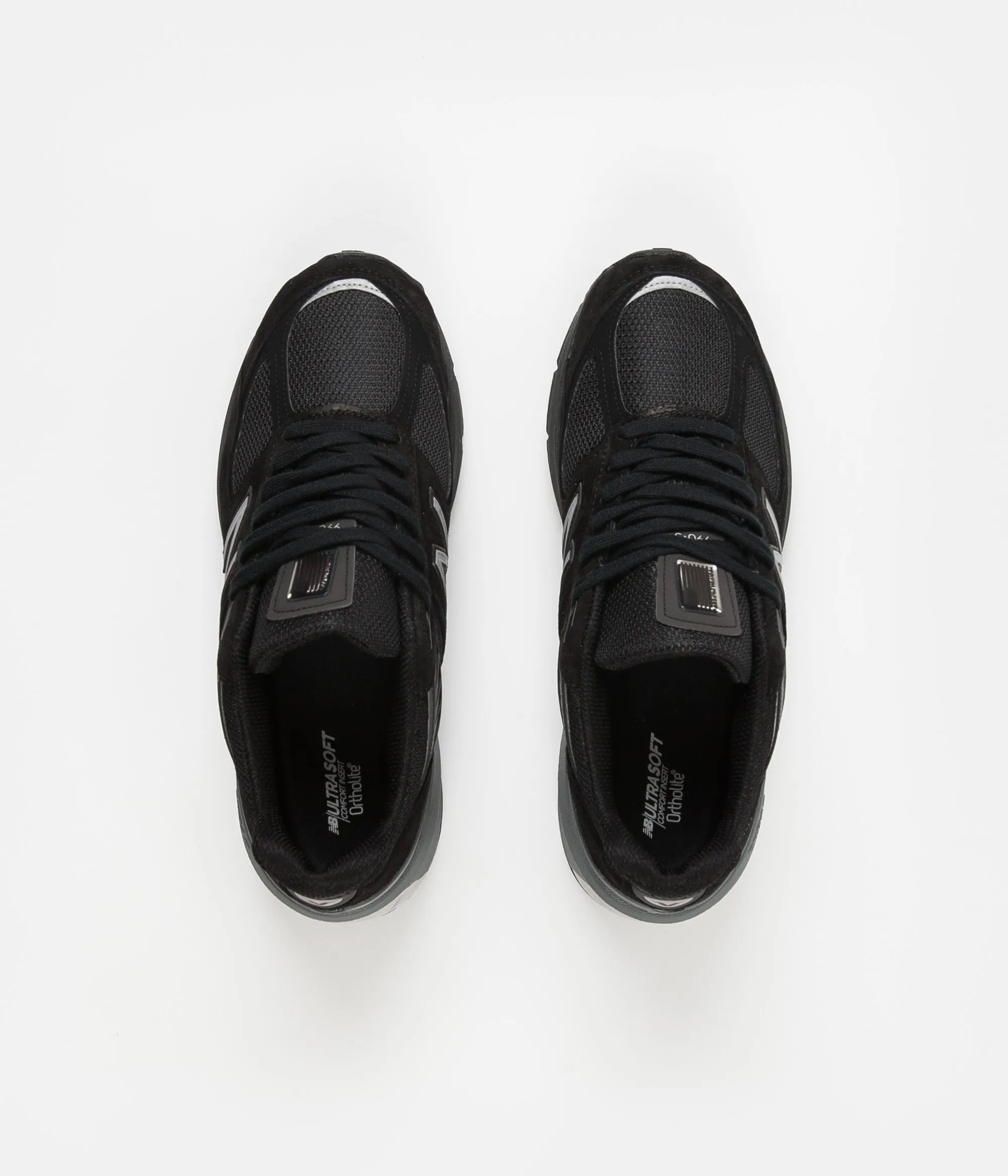 New Balance 990 v5 Made In US Shoes - Black / Silver