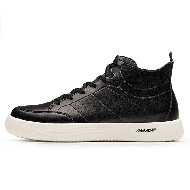 New Casual Oxfords Leather Men Skateboard Shoes