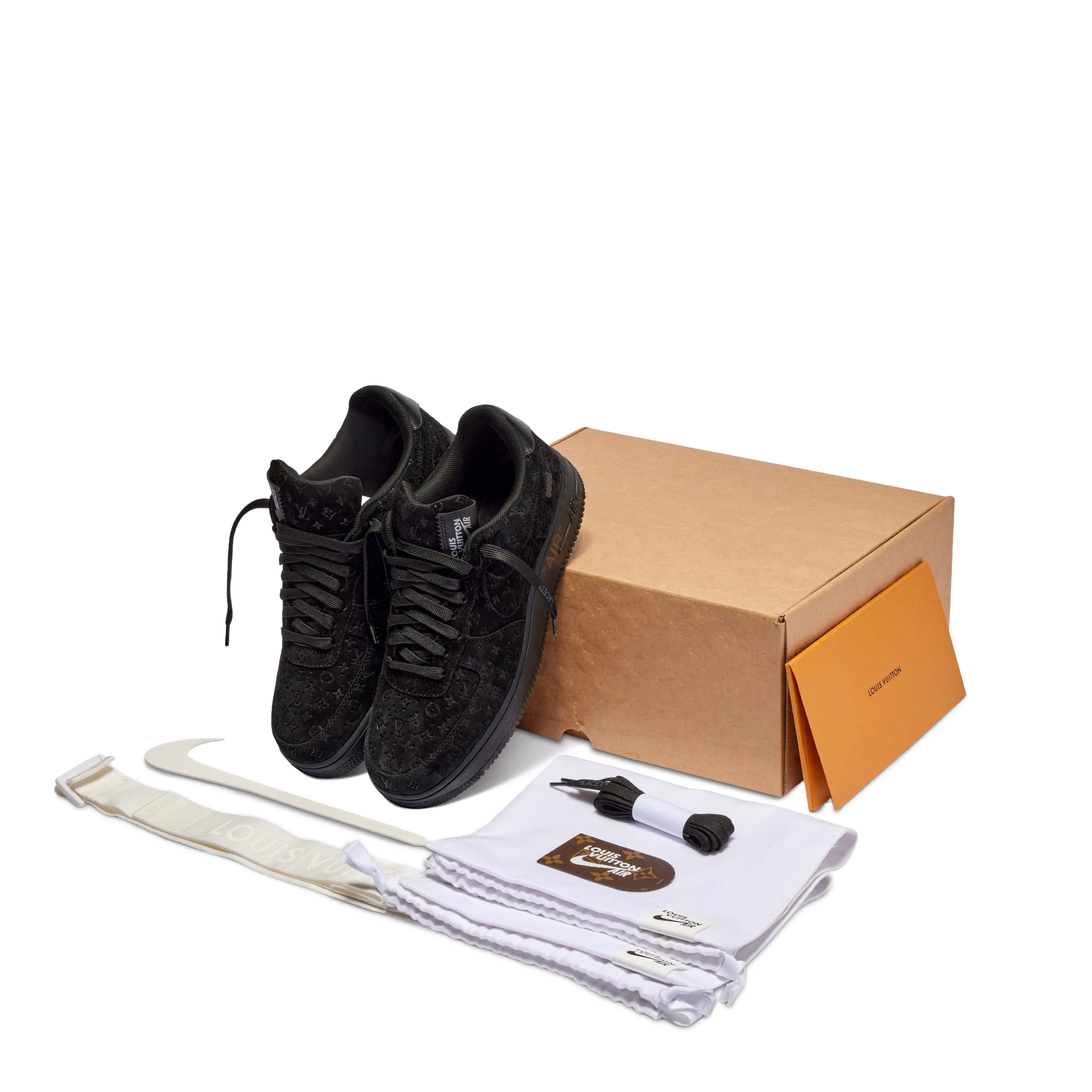 Nike Air Force 1 x Louis Vuitton Black