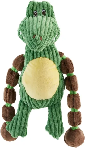 Outward Hound Thunda Tugga Gator Plush Squeaky Dog Tug Toy