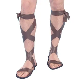 Roman Gladiator Costume Sandals Adult
