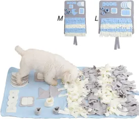 Snuffle Mat for Dogs, M Size 23.6" x 39.4" for Small/Medium Breed Dogs, Non-Slip&Durable&Machine Washable Interactive Sniff mat for Pets, Encourage Pets Natural Foraging Skills.