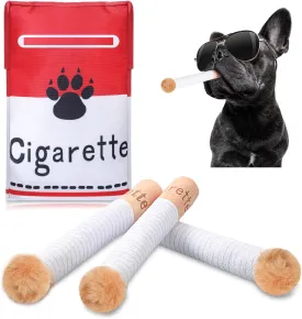 Squeaky Chew Dog Toy Funny Interactive with Box, Engaging Puppies Toys Puff Giggle Stick Stuffed Cute Design for Small Medium Dogs, Share, Take Photos, Not Suitable for Vigorous Biting