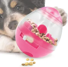SunGrow Puppy, Small Dog Breeds, and Pocket Pet Treat Ball, Boredom Buster Ends Naughty Chewing and Bloat, Encourages Exercise, Interactive Puzzle Feeder Ideal for Rabbits, Rats, and Hamsters, 4.6