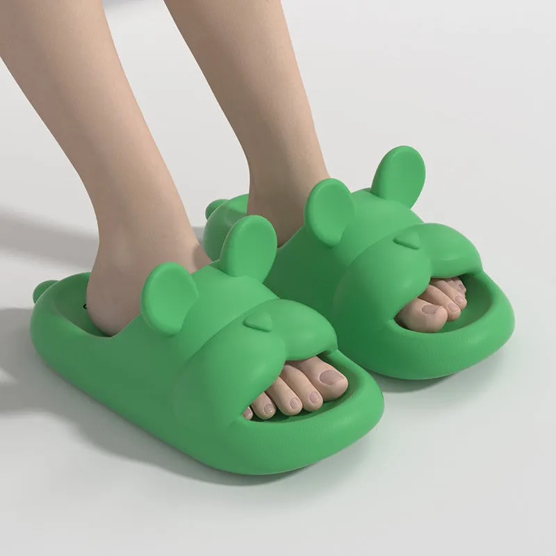SunPaws Frenchie Style Women's Summer Slippers