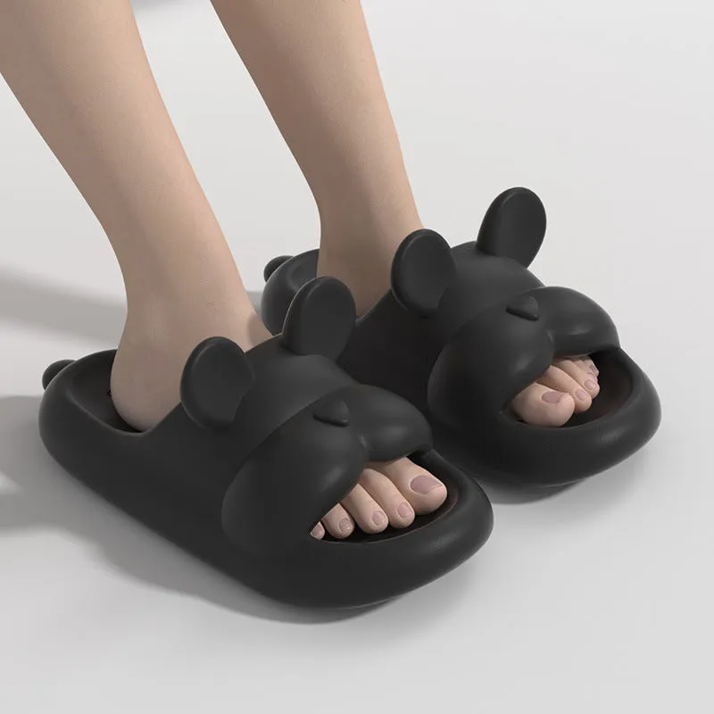 SunPaws Frenchie Style Women's Summer Slippers