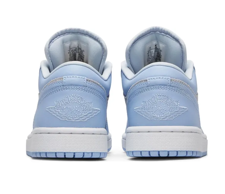 Women's Nike Air Jordan 1 Low (Football Grey/Aluminium Blue)