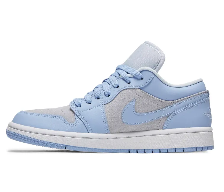 Women's Nike Air Jordan 1 Low (Football Grey/Aluminium Blue)