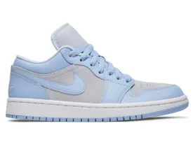 Women's Nike Air Jordan 1 Low (Football Grey/Aluminium Blue)