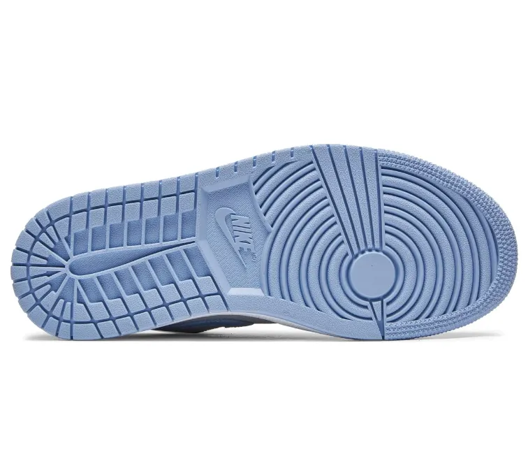 Women's Nike Air Jordan 1 Low (Football Grey/Aluminium Blue)