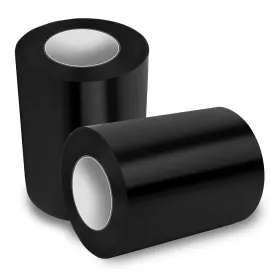 Wrestling Mat Tape 2 Rolls - Gym Mat Tape 4''x 66' Heavy Duty, Black, 7 Mil, Seam Tape for Wrestling Grappling Gymnastics Jiu Jitsu MMA (2)