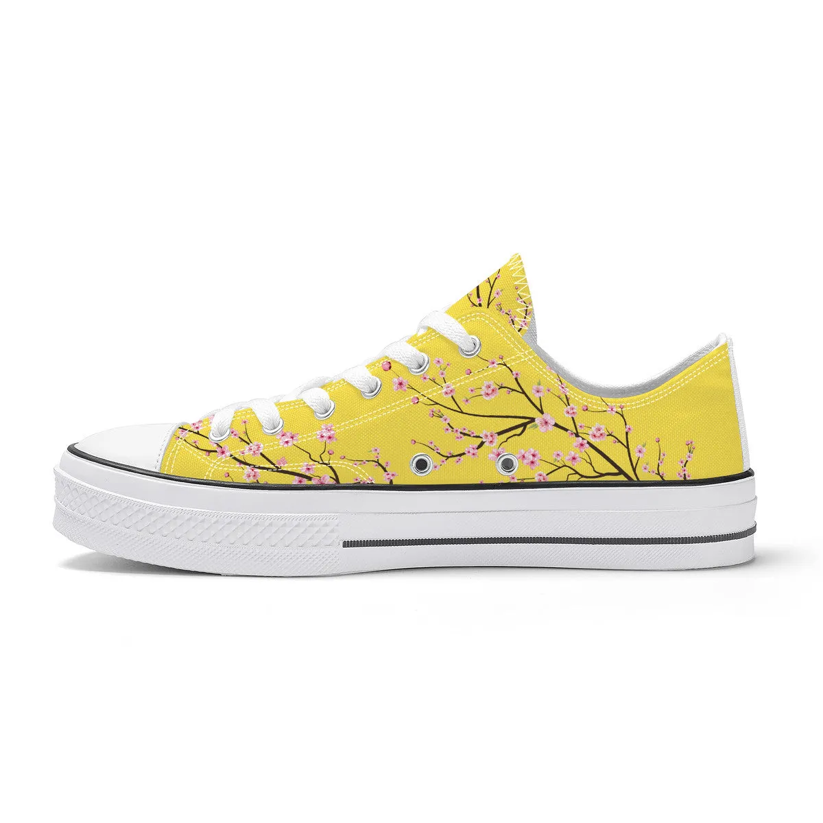 Yuzu Sakura Classic Low Top Canvas Shoes