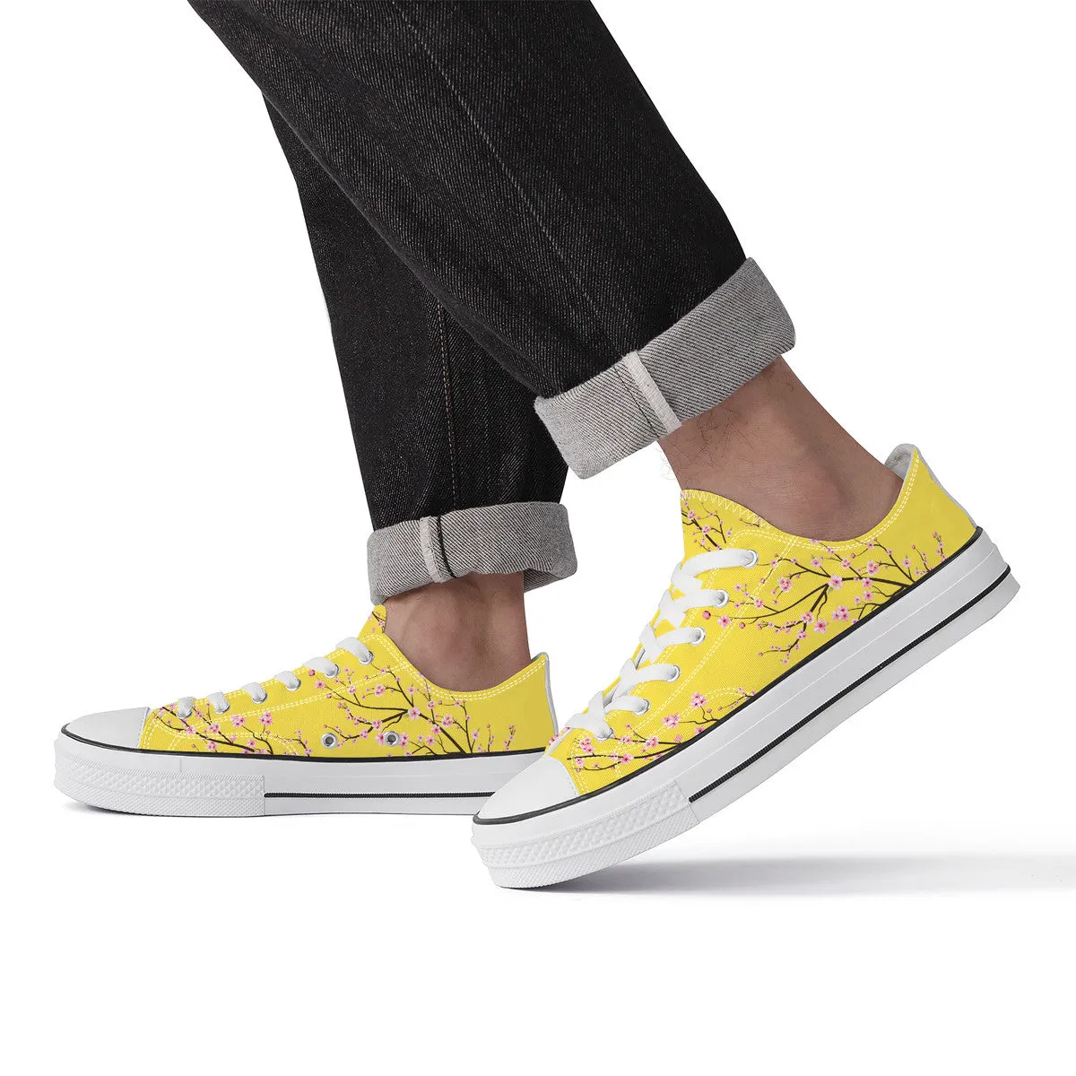 Yuzu Sakura Classic Low Top Canvas Shoes