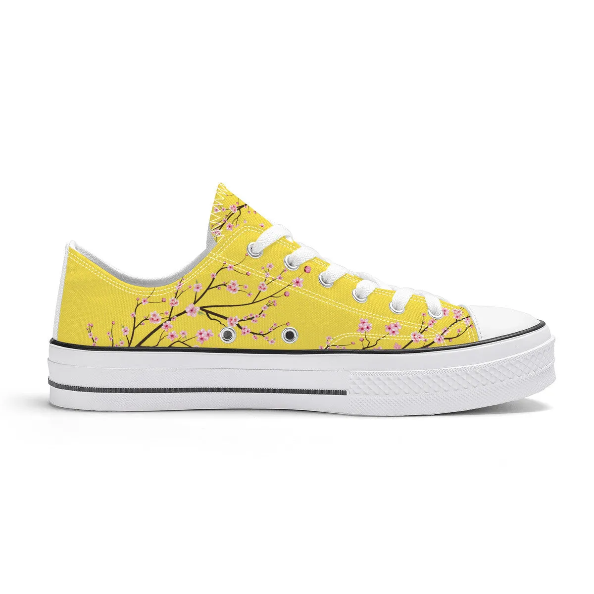 Yuzu Sakura Classic Low Top Canvas Shoes