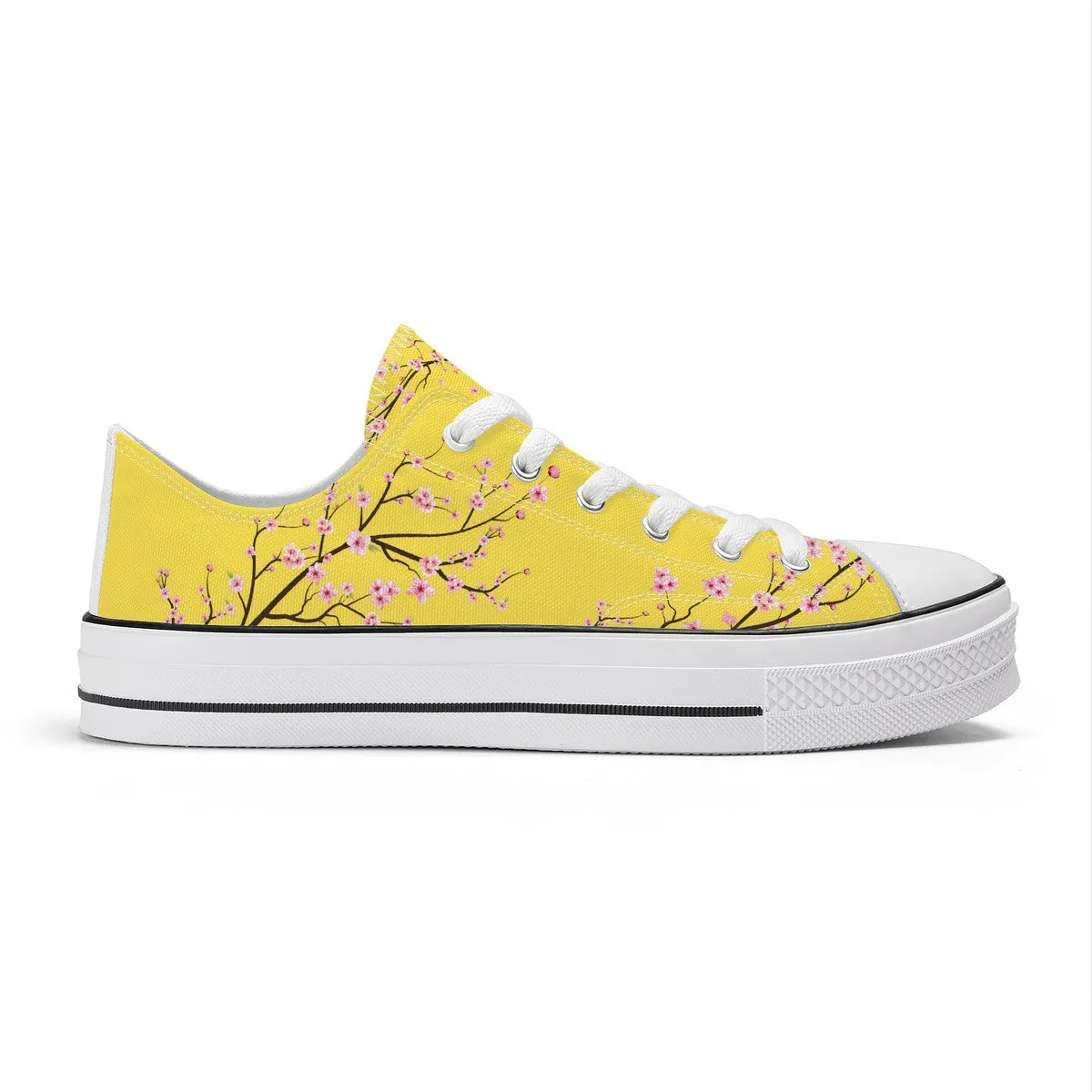 Yuzu Sakura Classic Low Top Canvas Shoes