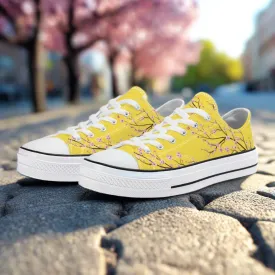 Yuzu Sakura Classic Low Top Canvas Shoes